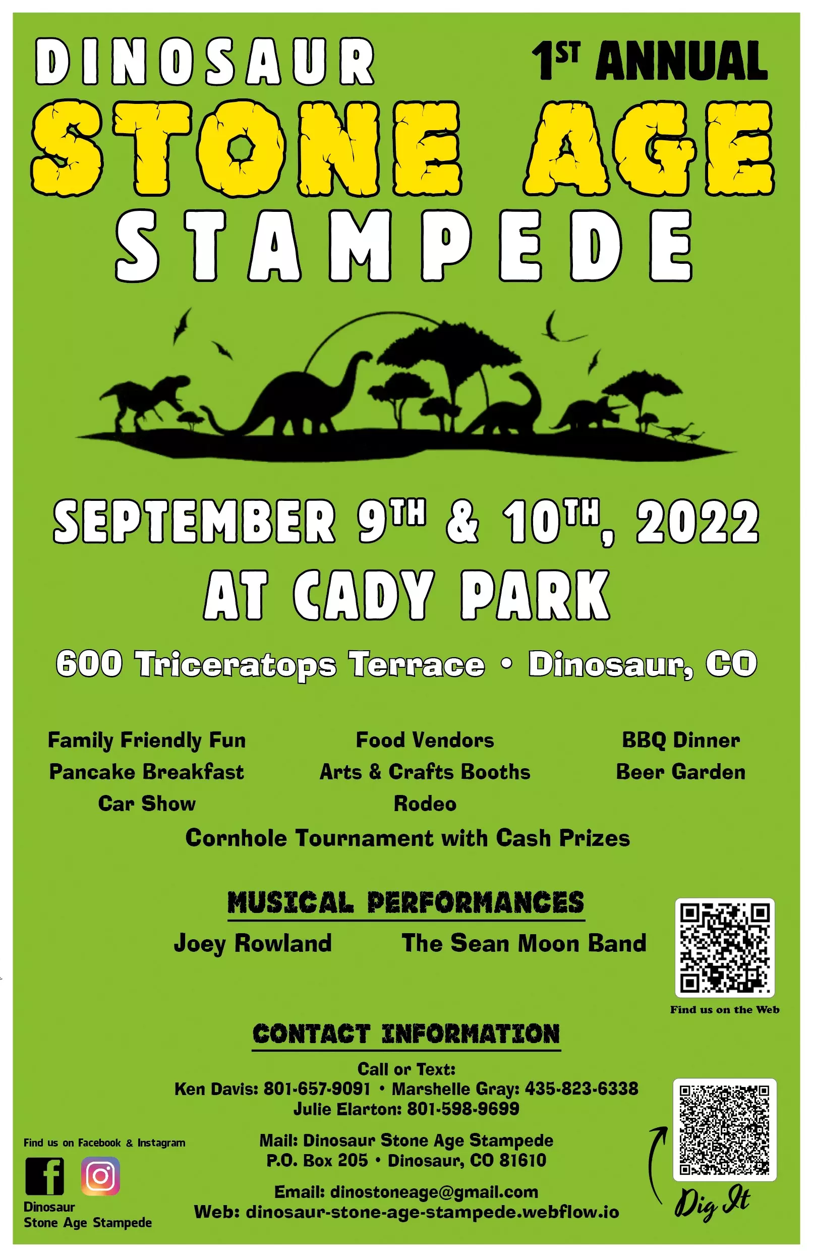 Stoneage Stampede Poster