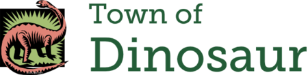Town of Dinosaur Logo