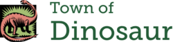 Town of Dinosaur Logo