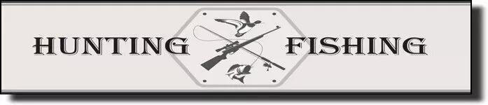 Hunting and Fishing Banner