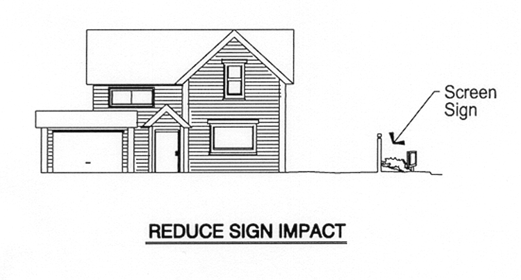 Pic of reduce sign impact